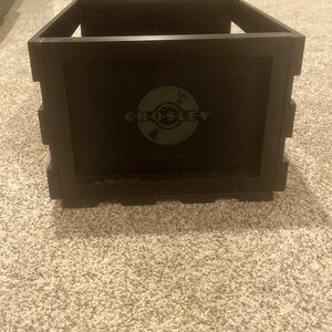Crosley record/vinyl storage. Unused black